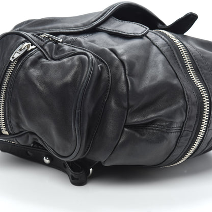 Alexander Wang Lambskin Marti Backpack Bag Washed Black Rhodium Hardware 8 of 9
