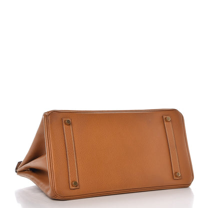 Hermes Ardennes Birkin 35 Gold 4 of 11