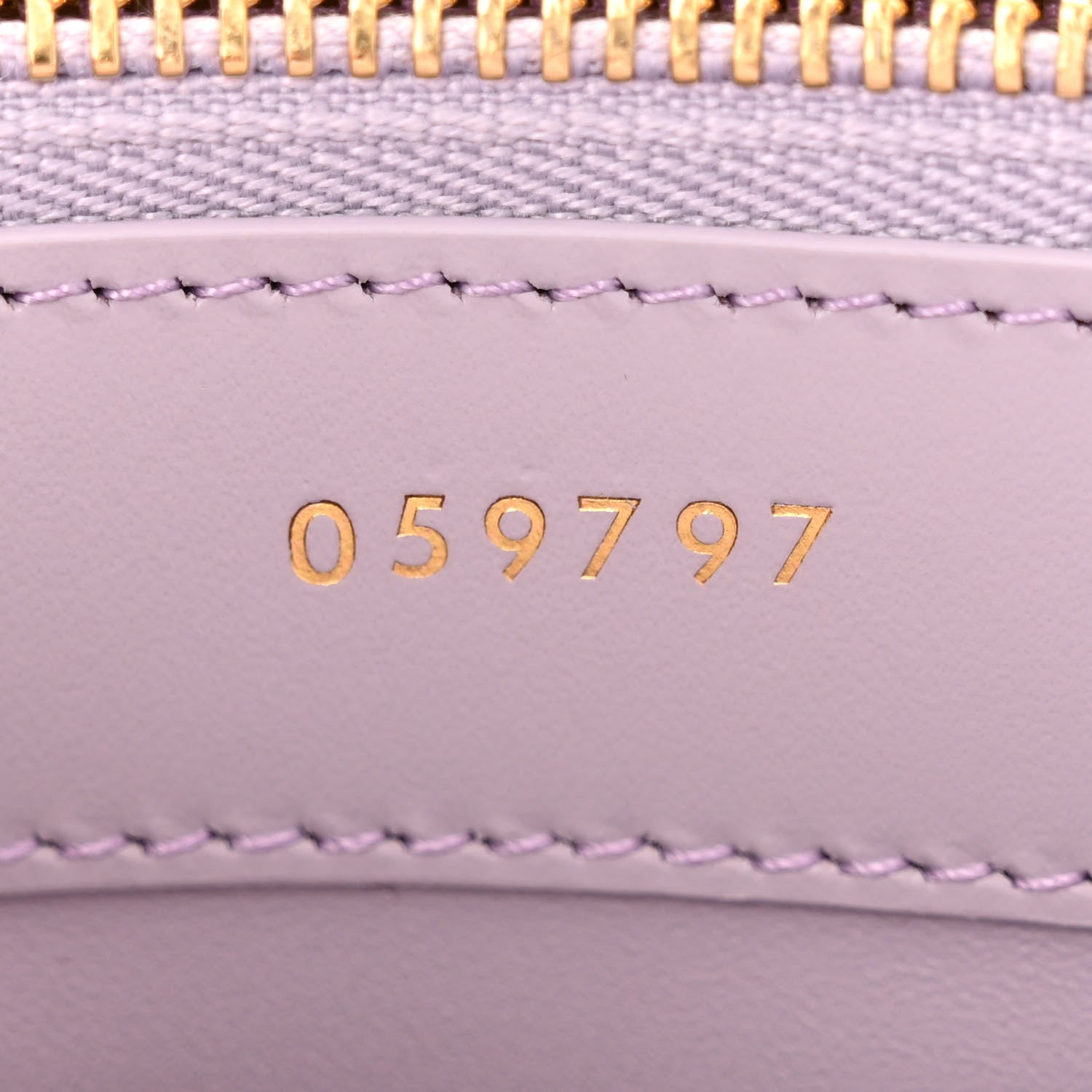 Celine Satinated Calfskin Mini 16 Top Handle Bag Lilac 8 of 13