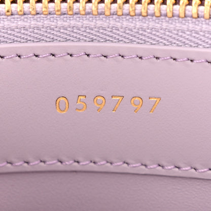 Celine Satinated Calfskin Mini 16 Top Handle Bag Lilac 8 of 13