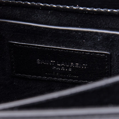 Saint Laurent Calfskin Medium Monogram Sunset Black 7 of 13