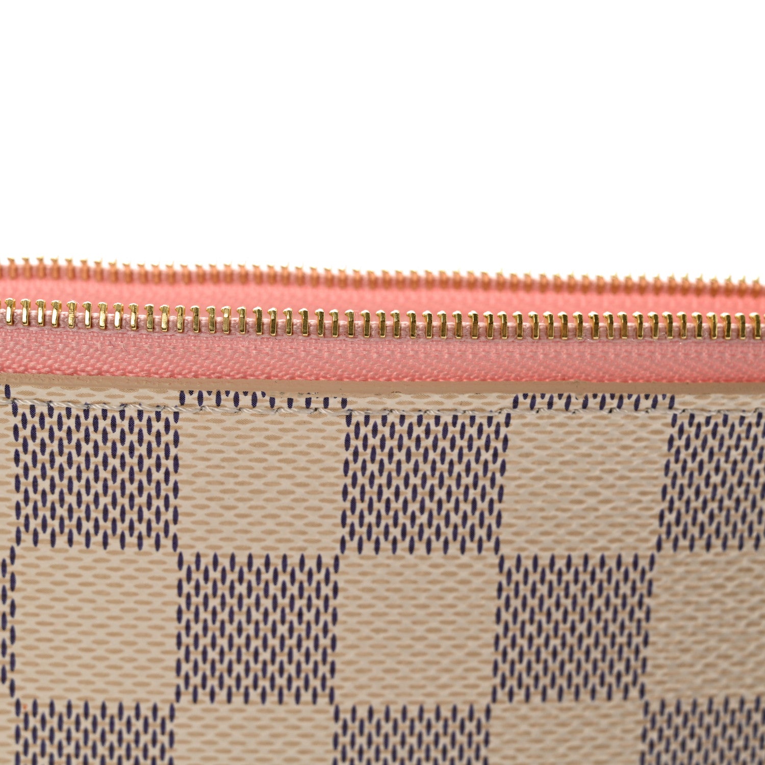 Louis Vuitton Damier Azur Neverfull MM GM Pochette Rose Ballerine 9 of 9