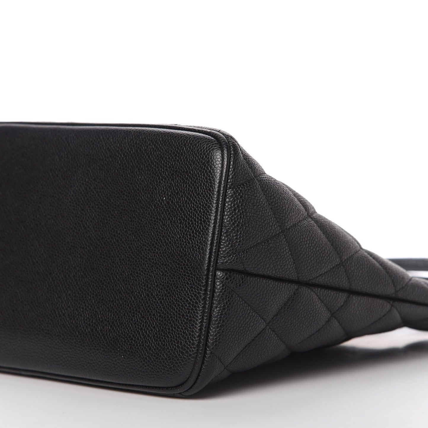 Caviar Quilted Medallion Tote Black