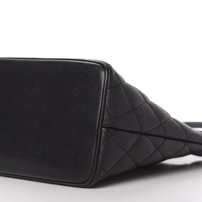 Chanel Caviar Quilted Medallion Tote Black 7 of 11