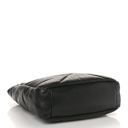 MCM Nappa Cloud Quilted Travia Medium Tote Bag Black 4 of 9