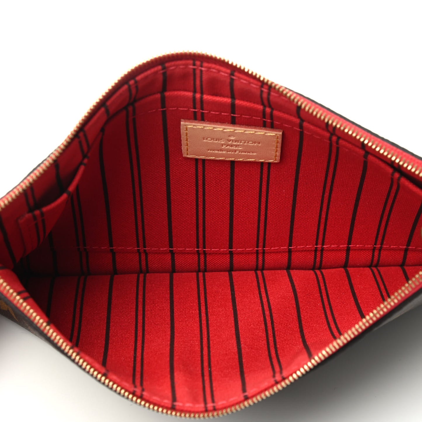 Monogram Neverfull MM GM Pochette Cherry