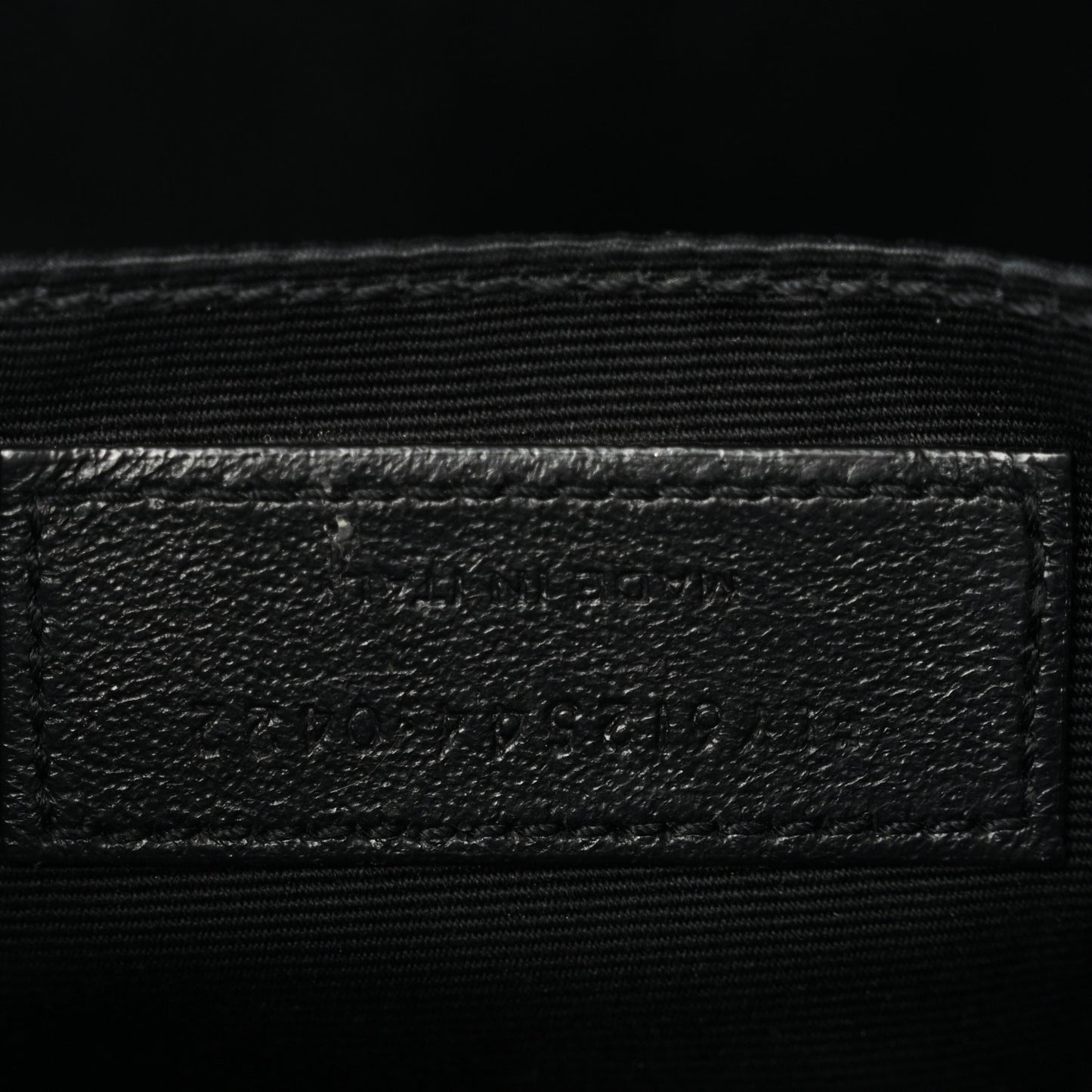 Calfskin Matelasse Monogram Lou Camera Bag Black