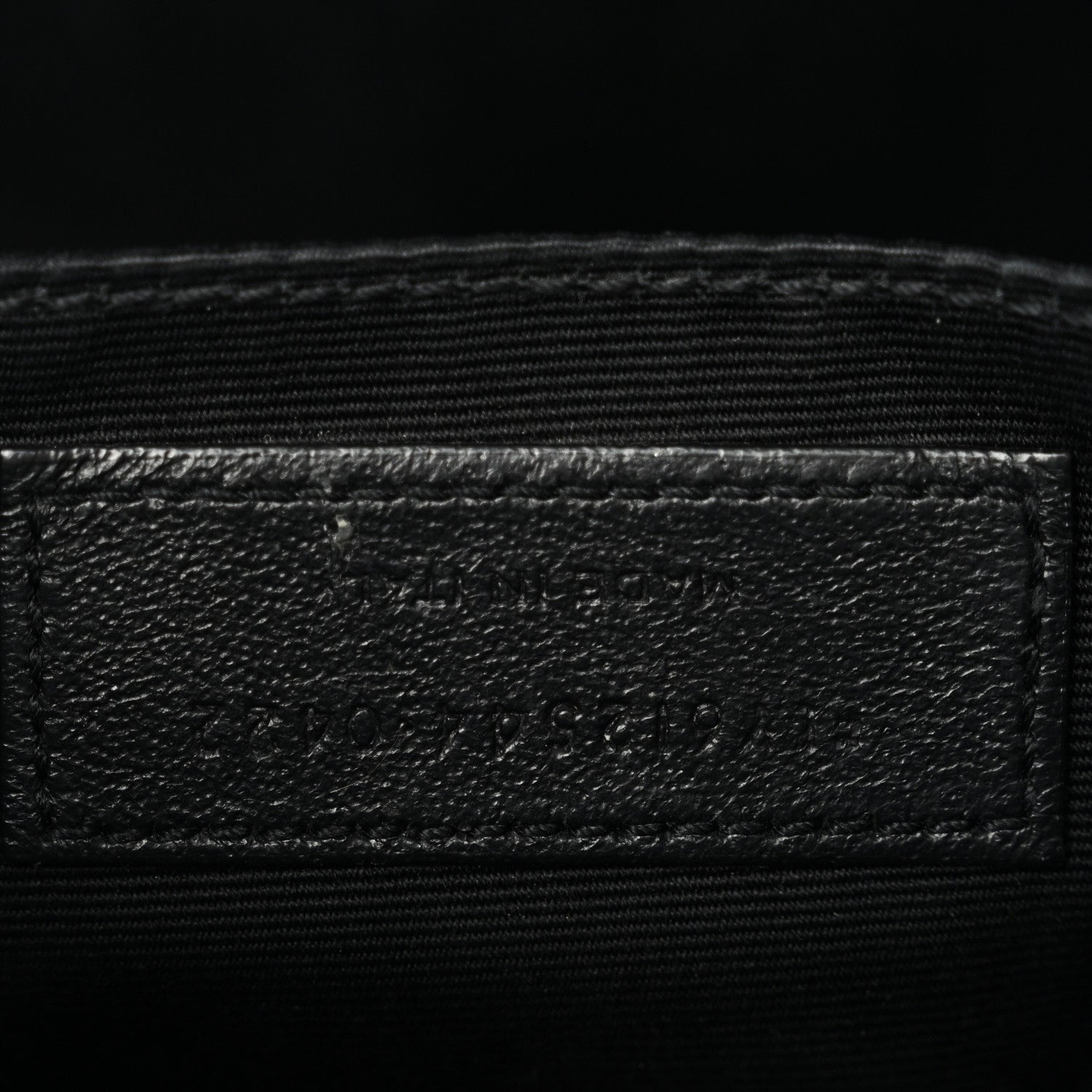 Saint Laurent Calfskin Matelasse Monogram Lou Camera Bag Black 7 of 13