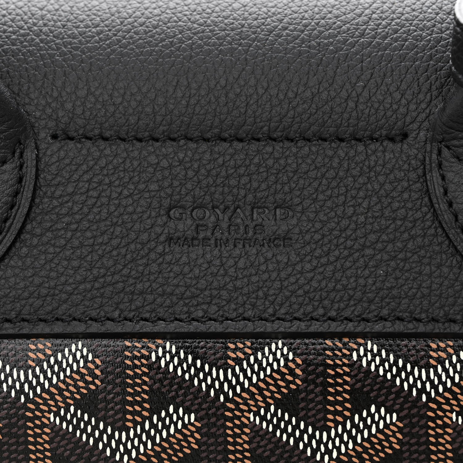 Goyard Goyardine Calfskin Mini Alpin Backpack Black 6 of 9