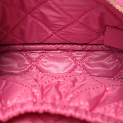 Chanel Caviar Quilted Small Curvy Pouch Cosmetic Case Pink 5 of 9