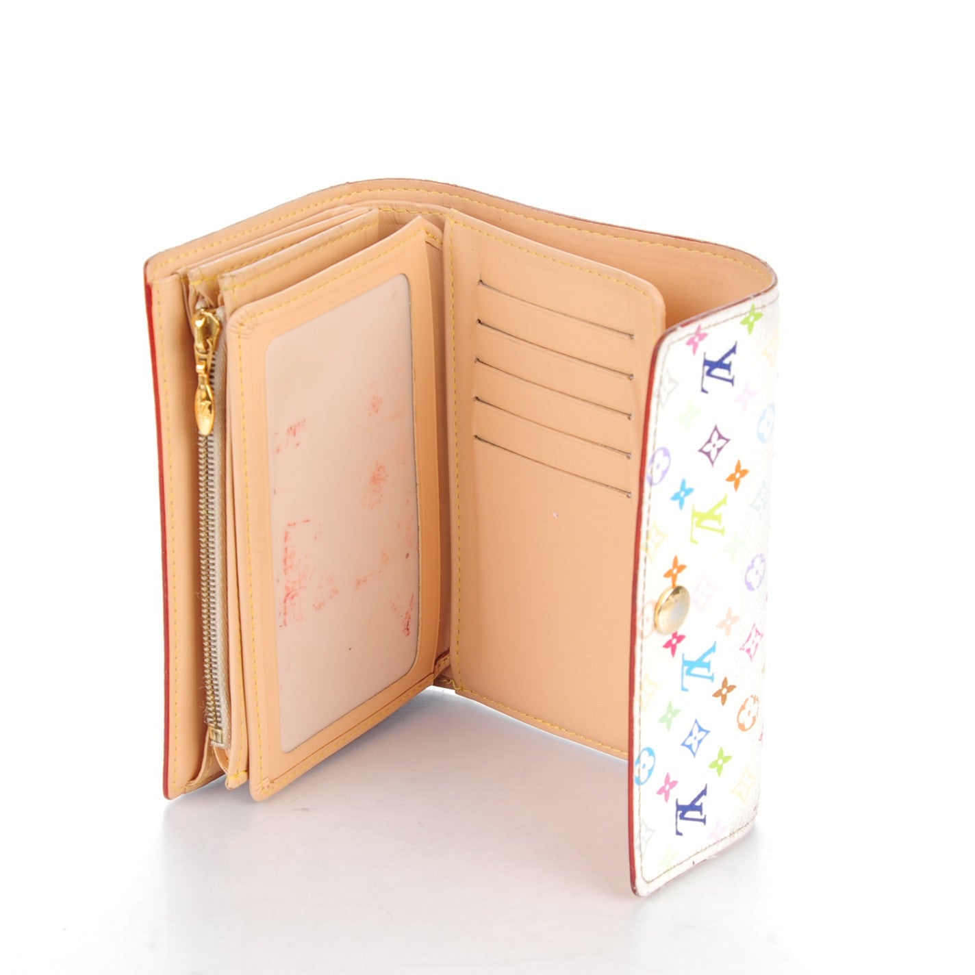 Louis Vuitton Monogram Multicolor Alexandra Wallet White 7 of 8