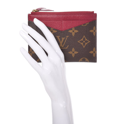 Louis Vuitton Monogram Zipped Card Holder Fuchsia 2 of 6