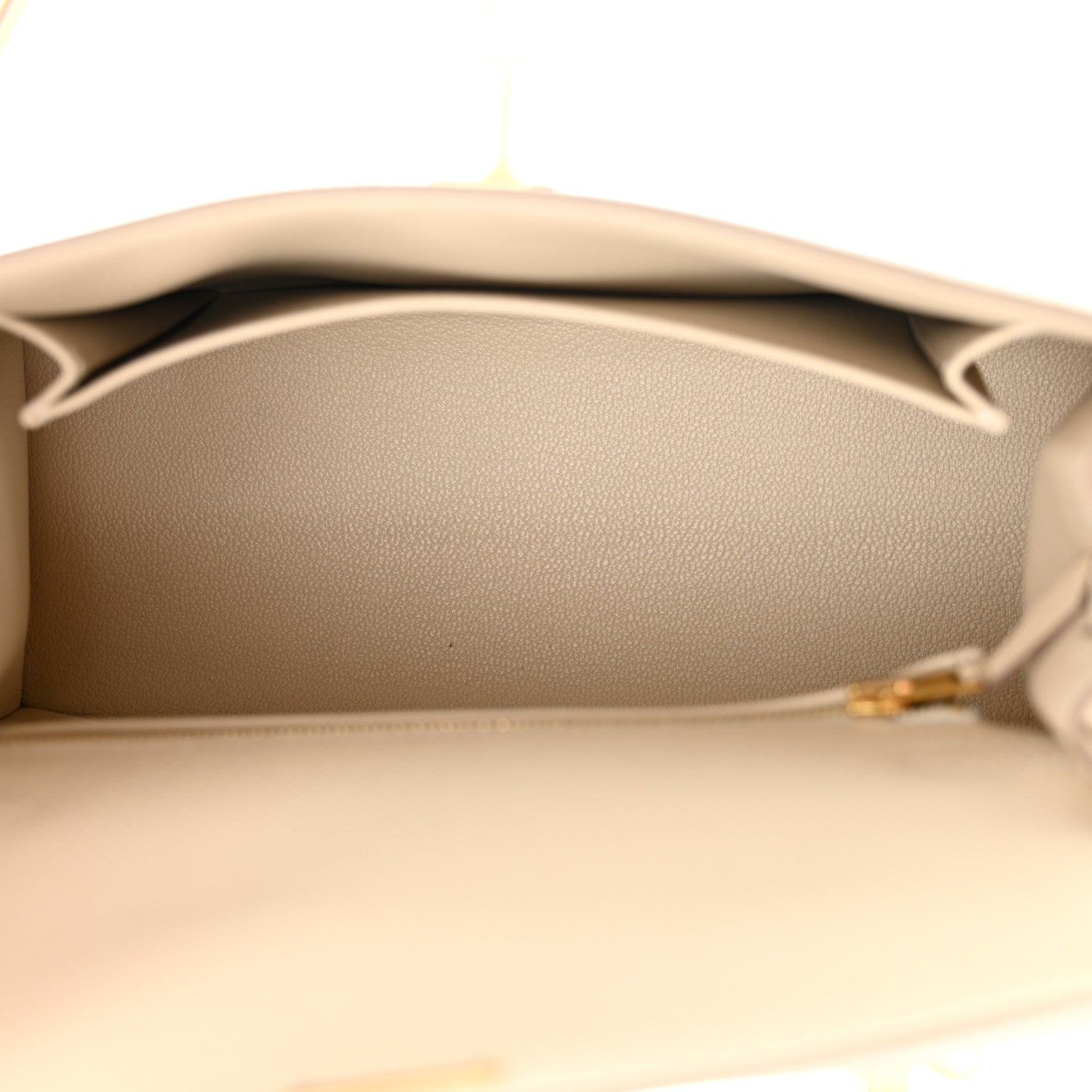 Hermes Epsom Kelly Sellier 25 Craie 5 of 11