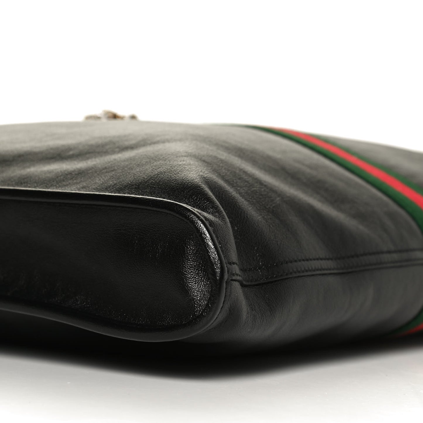 Calfskin Large Rajah Chain Tote Black