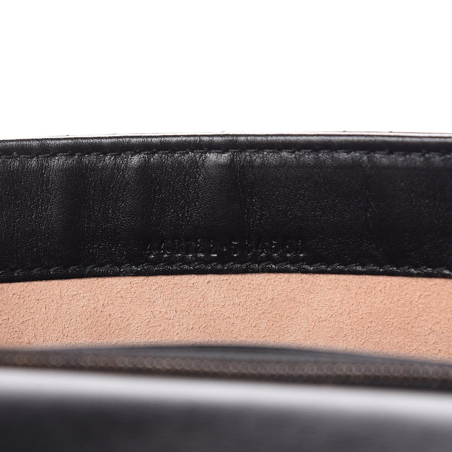 Calfskin Matelasse Mini Pearly GG Marmont Chain Wallet Black