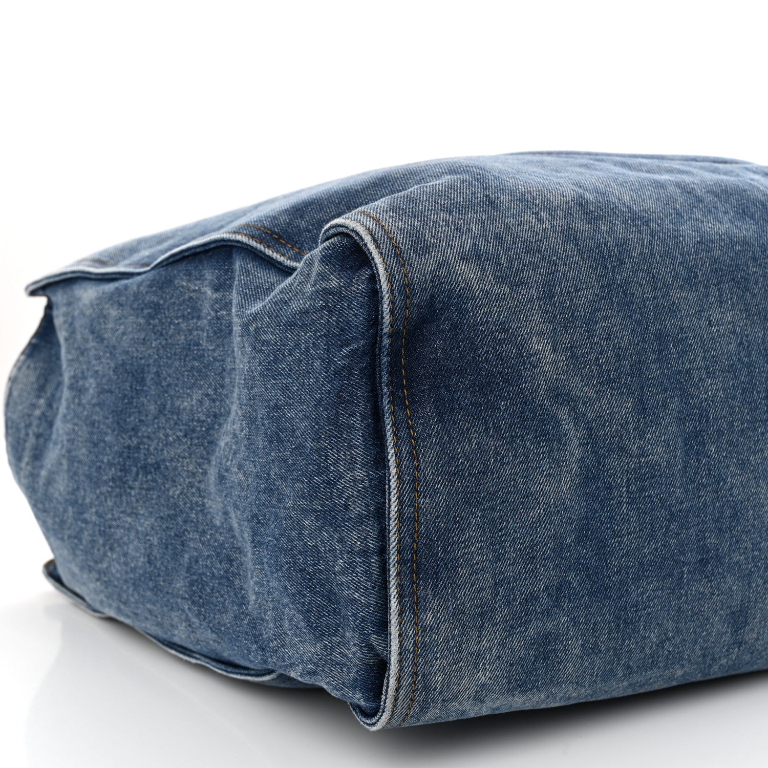 Telfar Denim Large Shopping Bag Blue 6 of 7