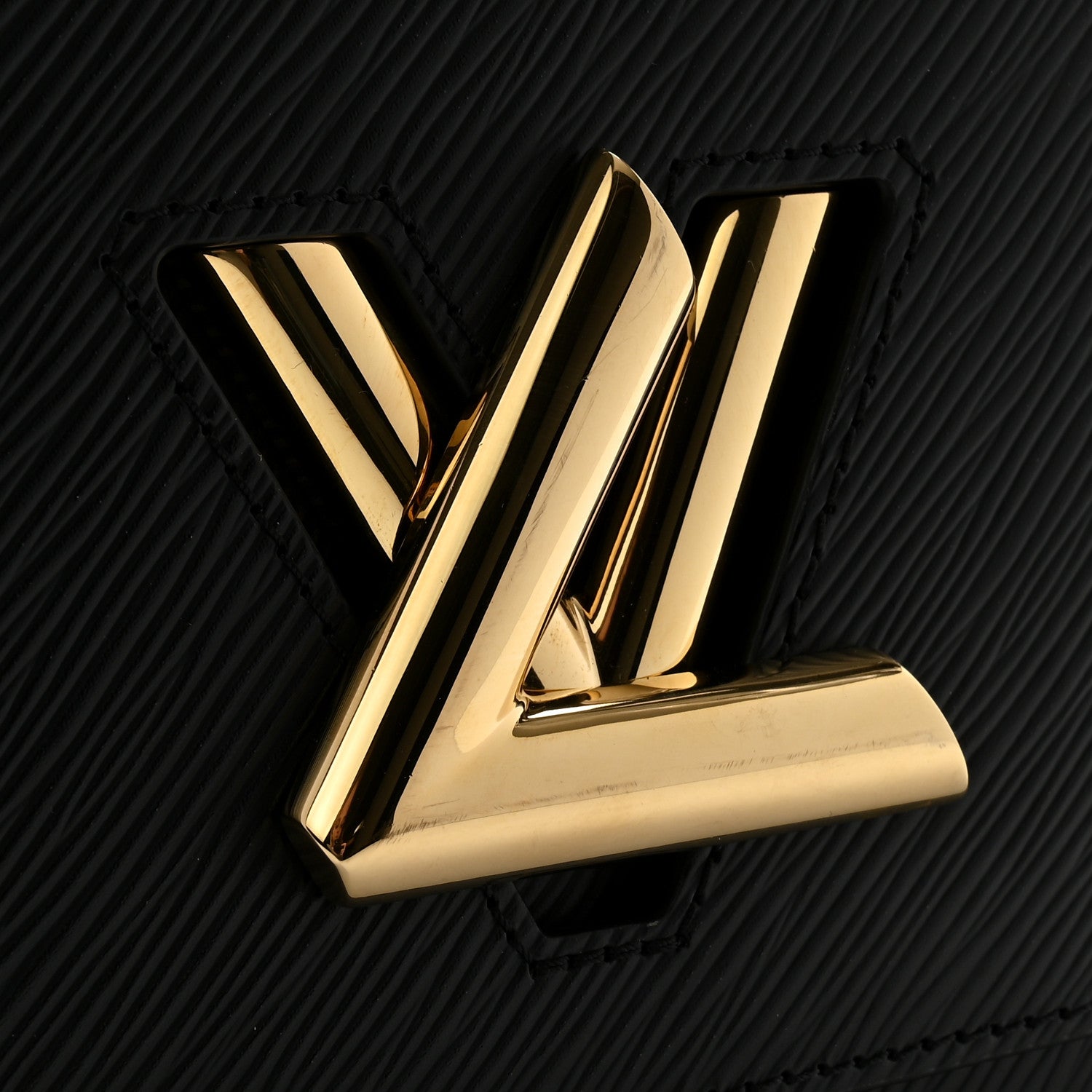 Louis Vuitton Epi Twist Shoulder Bag MM Black 10 of 10