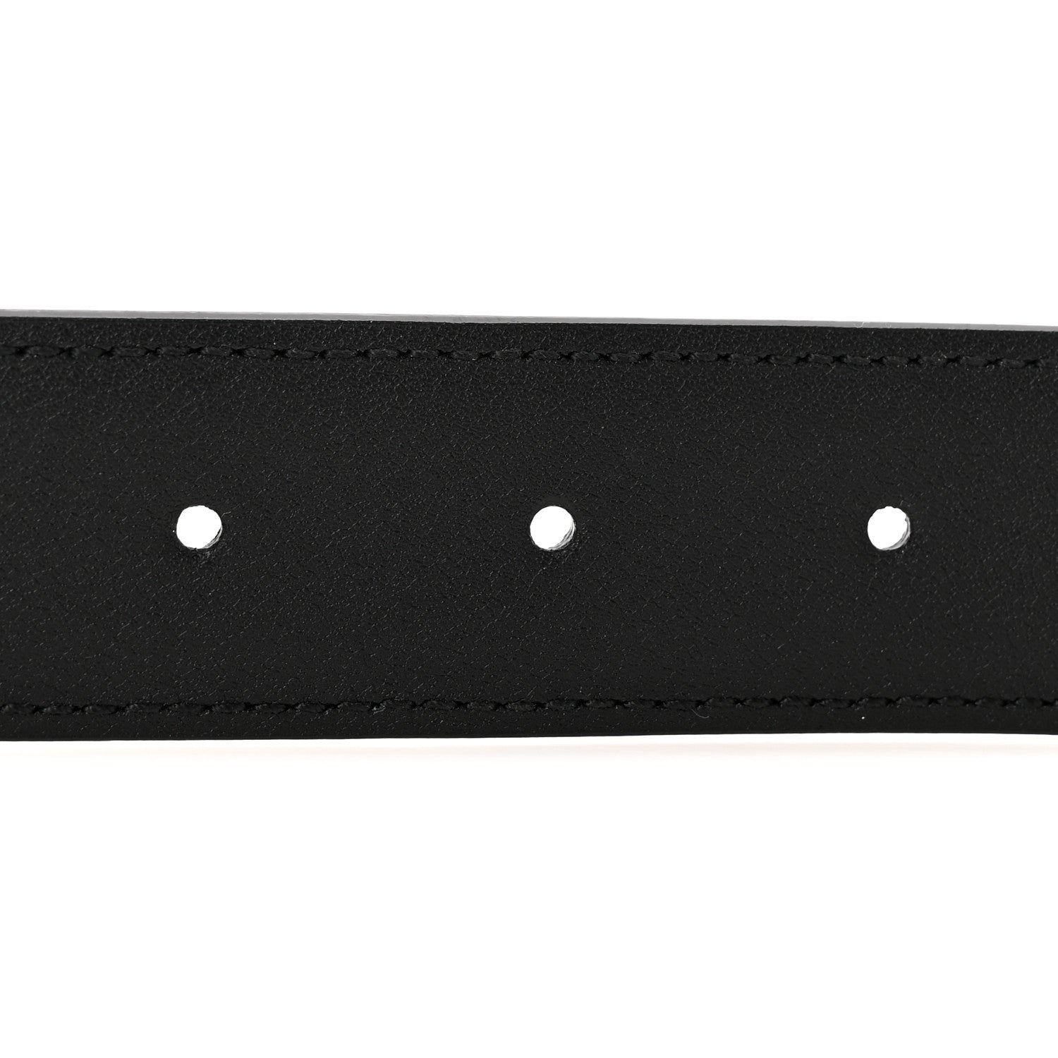 Gucci Calfskin Engraved Square G Buckle Belt 80 32 Black 4 of 6