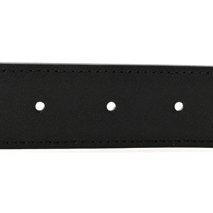 Gucci Calfskin Engraved Square G Buckle Belt 80 32 Black 4 of 6