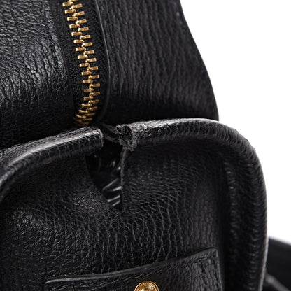 Marc Jacobs Pebbled Calfskin Wellington Satchel Black 16 of 17
