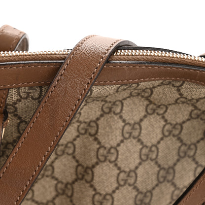 Gucci GG Supreme Monogram Medium Nice Top Handle Dome Bag Brown 12 of 13