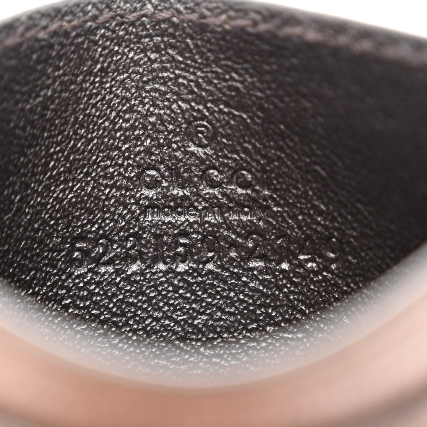 GG Supreme Monogram Ophidia Card Holder Brown