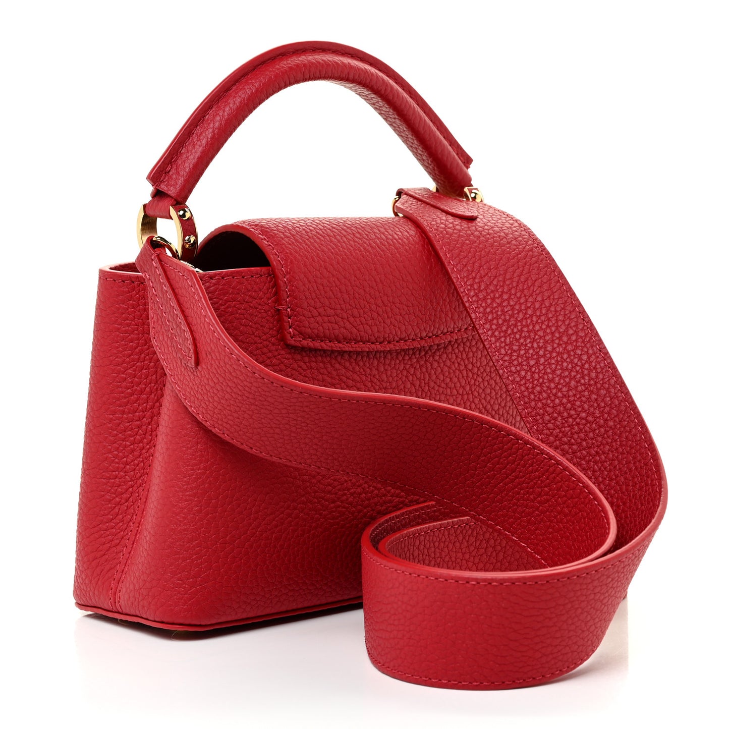 Taurillon Mini Capucines Scarlet