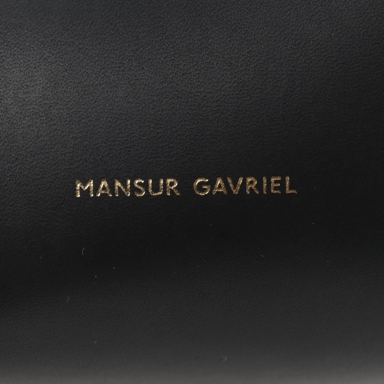 Mansur Gavriel Calfskin Mini Bucket Bag Dolly Black 8 of 9