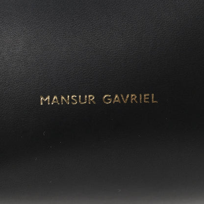 Mansur Gavriel Calfskin Mini Bucket Bag Dolly Black 8 of 9