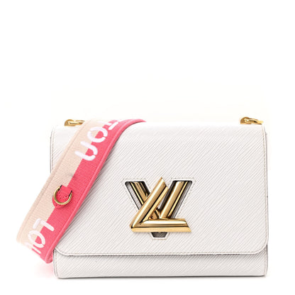 Louis Vuitton Epi Twist Shoulder Bag MM White Pink 1 of 14