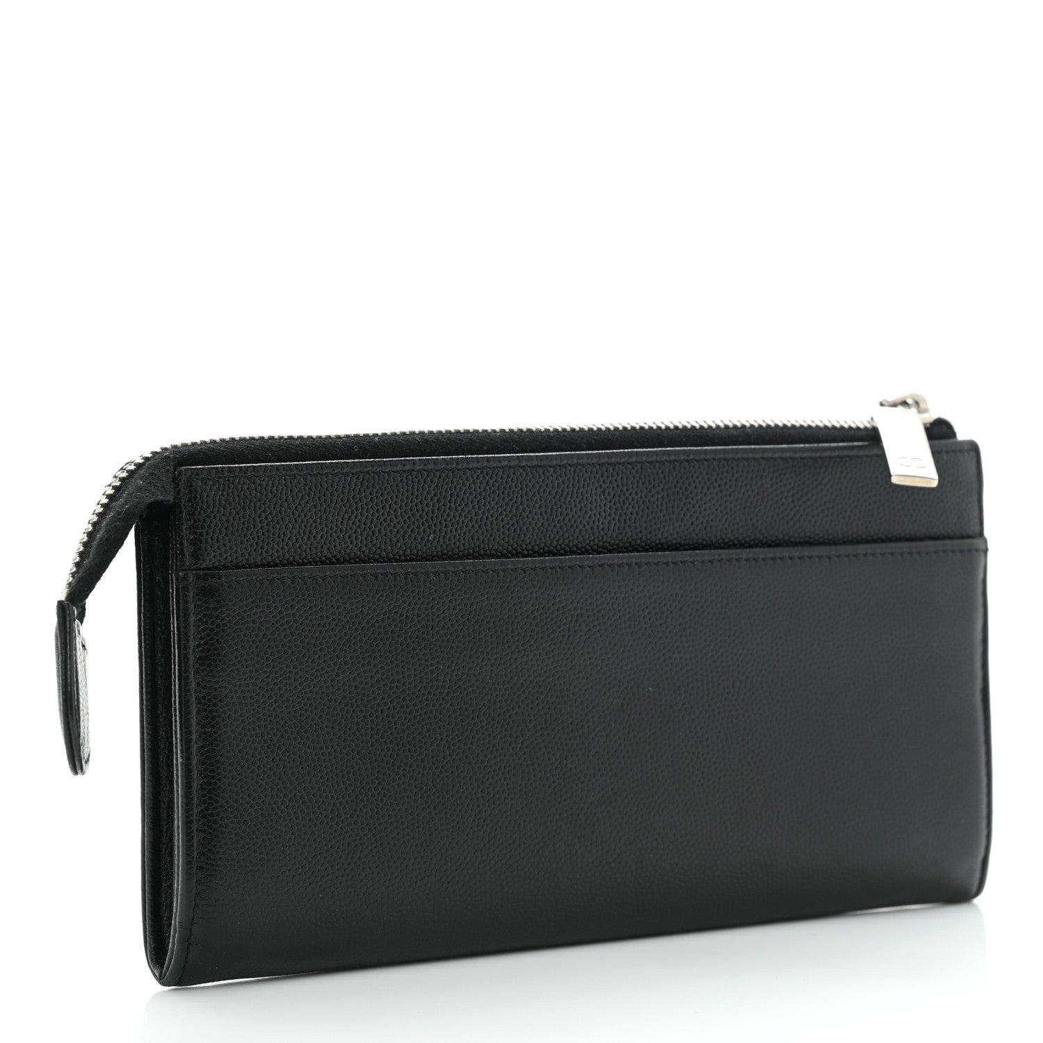 Chanel Caviar Sevruga CC Zip Wallet Black 3 of 12