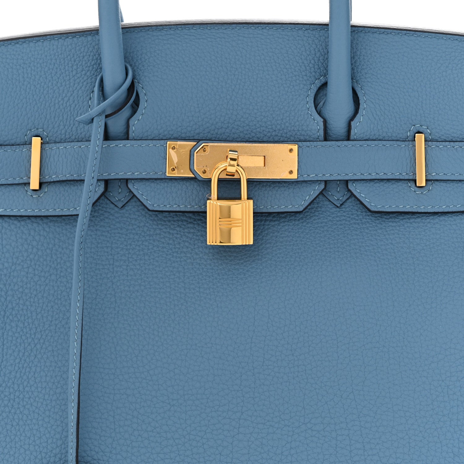 Hermes Togo BIRKIN 30 Bleu Azur 8 of 10