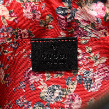 Gucci Calfskin Web Trapuntata Small GG Shoulder Bag Black 6 of 9