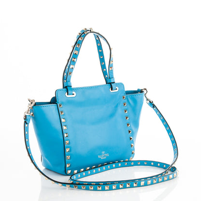 Valentino Garavani Vitello Mini Rockstud Tote Parrot 3 of 6