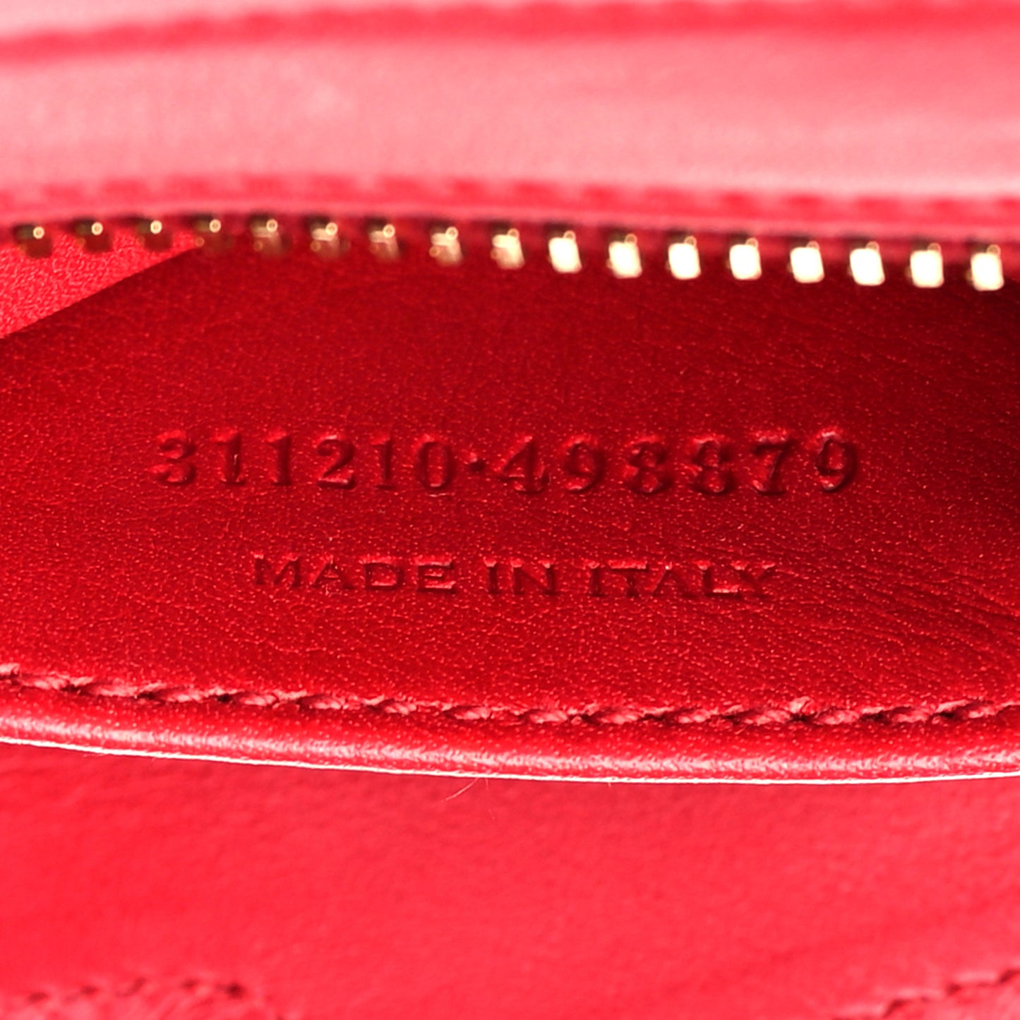 Calfskin Small Classic Y Cabas Red