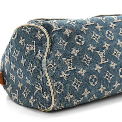 Louis Vuitton Monogram Denim Neo Speedy Blue 9 of 18