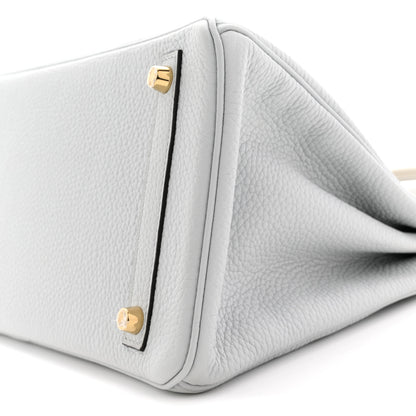 Hermes Togo Birkin 30 Bleu Pale 10 of 13