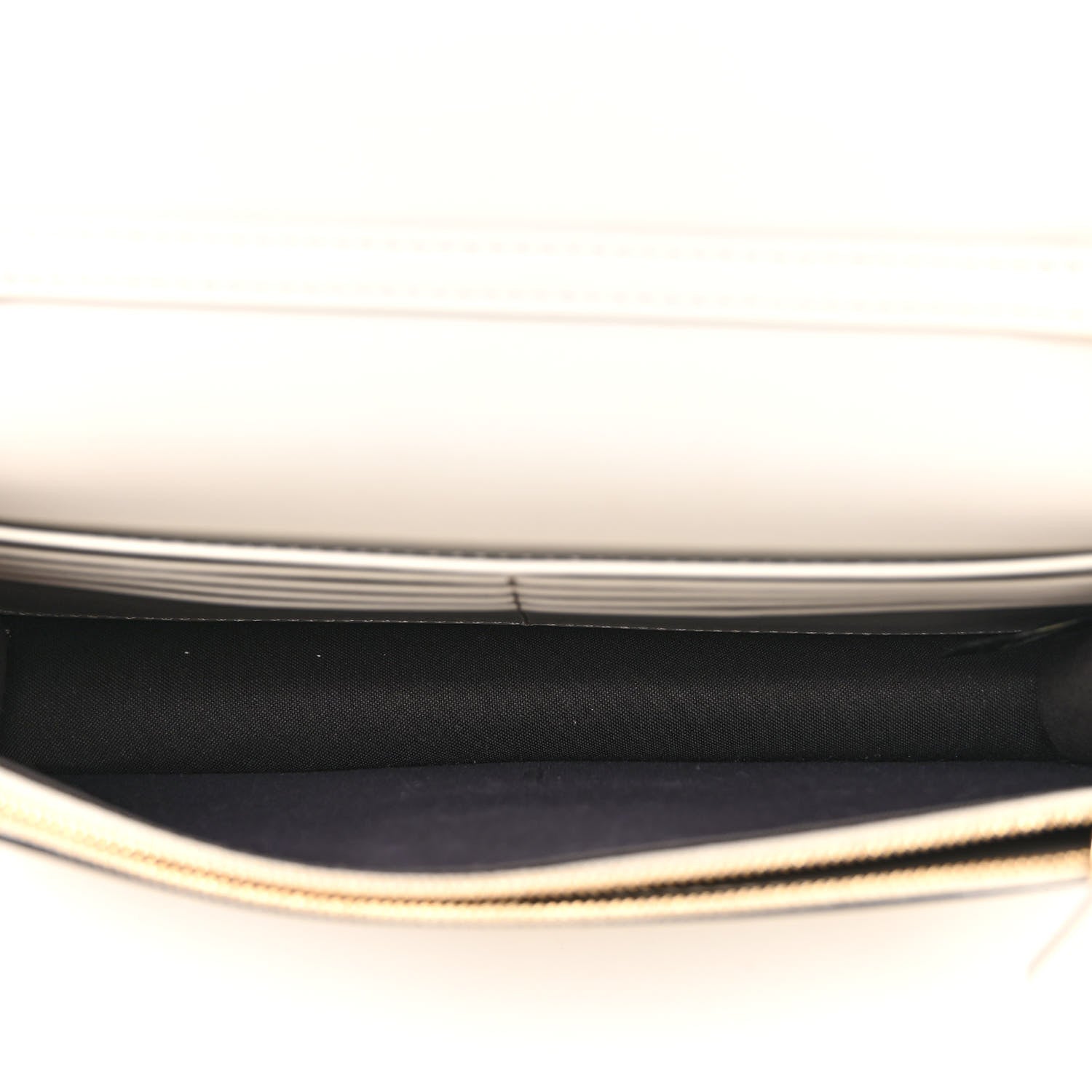 Fendi Vitello King Tamponato Logo Embossed Medium Wallet On Chain Ghianda 5 of 10