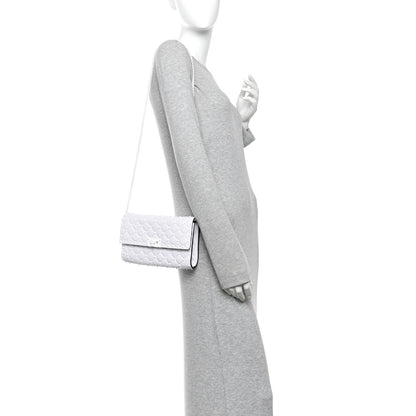 Valentino Garavani Lambskin Free Rockstud Spike Wallet on Chain Optic White 2 of 10