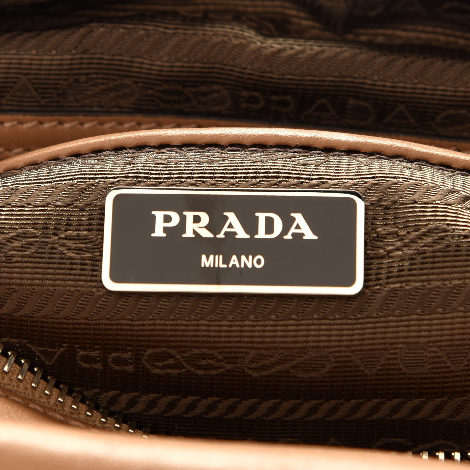Prada Soft Calf Messenger Bag Caramel 8 of 10