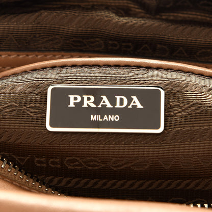 Prada Soft Calf Messenger Bag Caramel 8 of 10