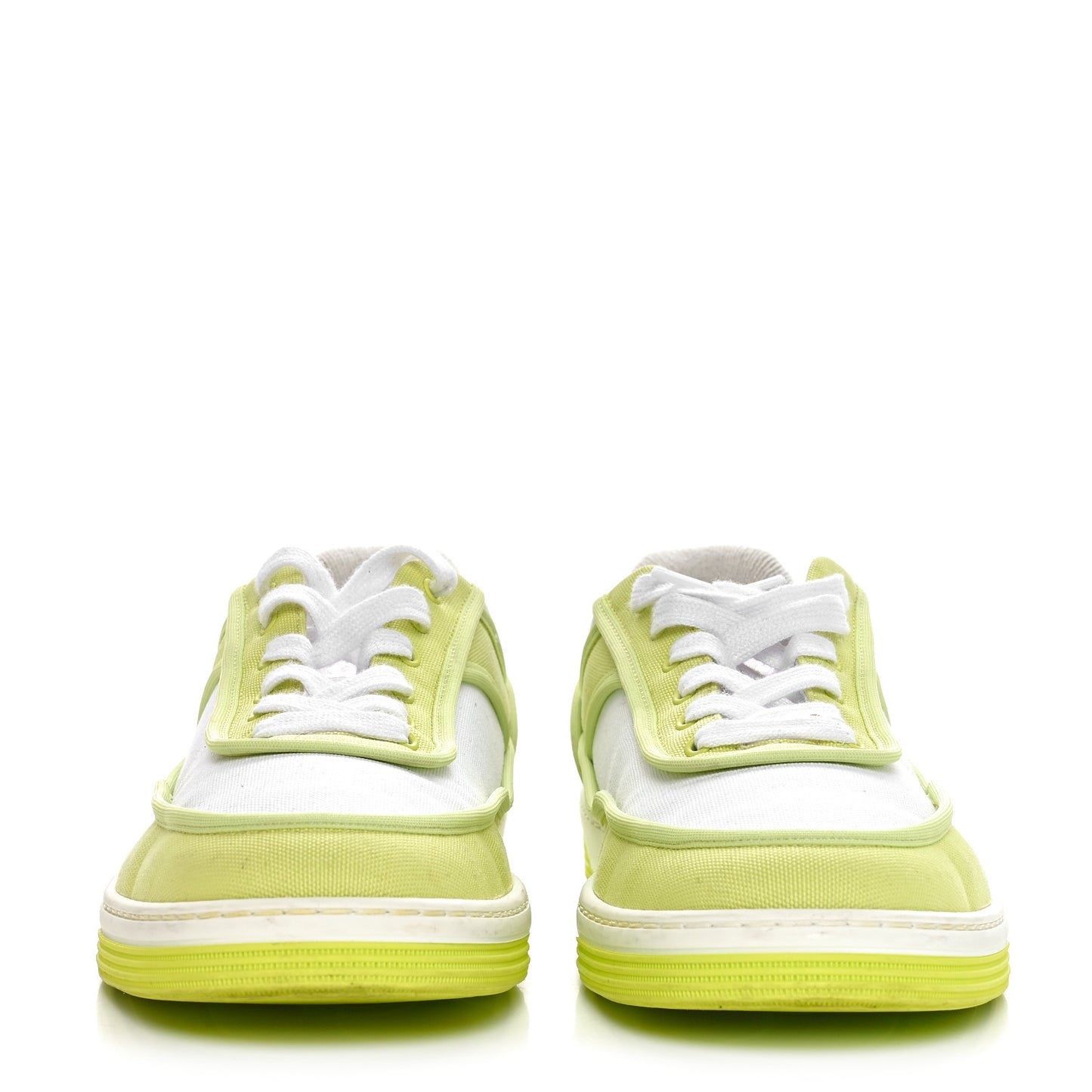 Fabric Womens Logo Sneakers 39 Green