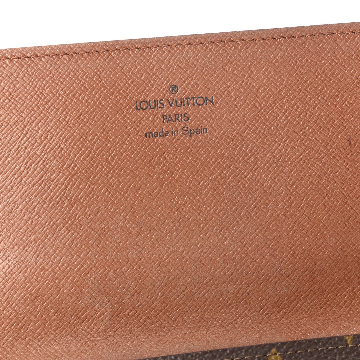 Louis Vuitton Monogram Checkbook Holder Wallet Cover 9 of 11