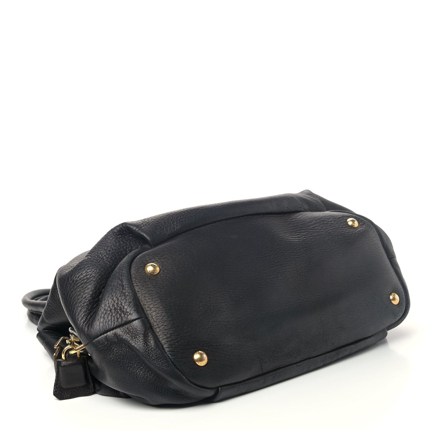 Cervo Deerskin Satchel Black