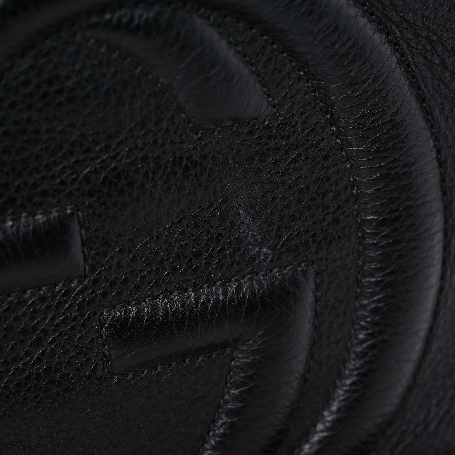 Gucci Pebbled Calfskin Medium Soho Chain Shoulder Bag Black 24 of 24