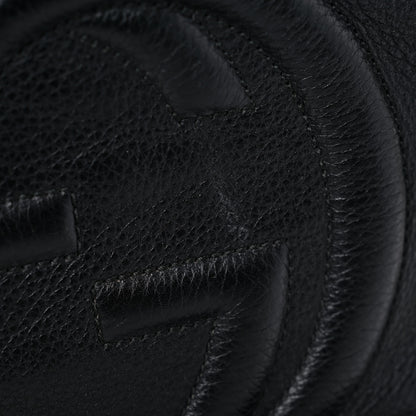 Gucci Pebbled Calfskin Medium Soho Chain Shoulder Bag Black 24 of 24