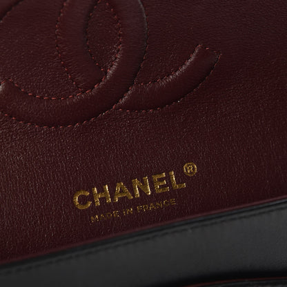Chanel Lambskin Quilted Medium Double Flap Black 5 of 7