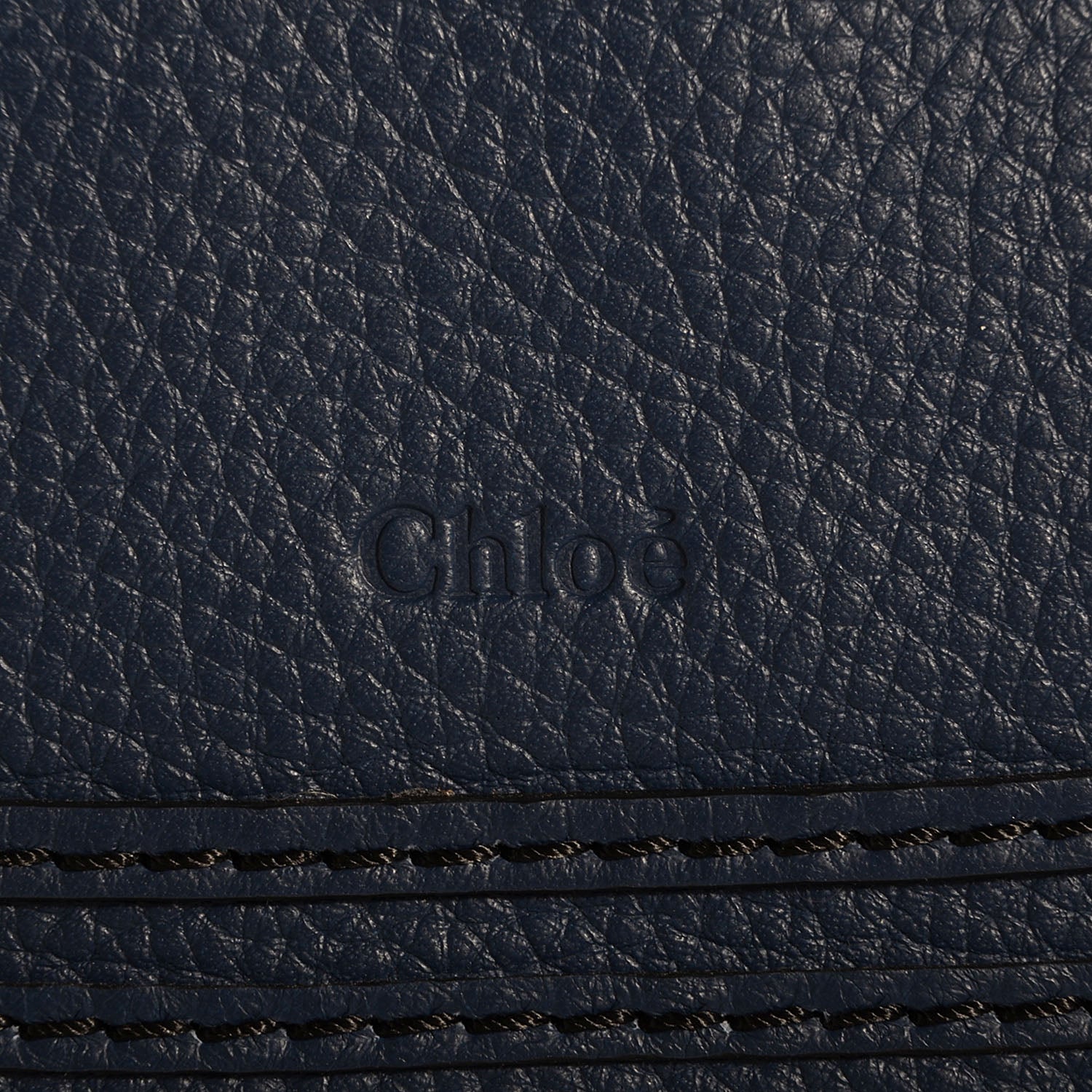 Chloe Calfskin Medium Marcie Satchel Scuba Blue 5 of 10