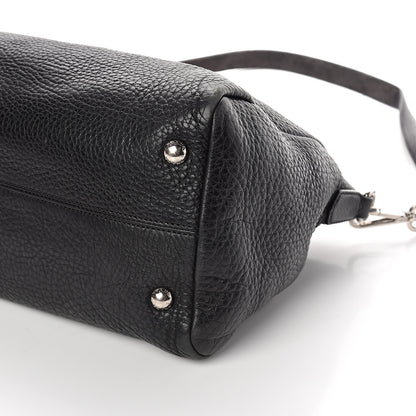 Prada Vitello Daino Shopping Satchel Black 9 of 9