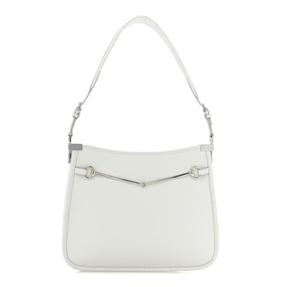 Gucci Calfskin Horsebit Slim Shoulder Bag White 1 of 10